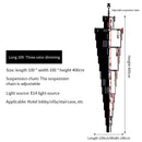 GobekUsa Crystal Chandelier: Elegant Light Fixture for Luxury Interiors