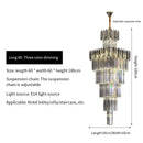 GobekUsa Crystal Chandelier: Elegant Light Fixture for Luxury Interiors