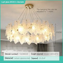 GobekUsa Crystal Chandelier: Elegant Light Luxury Lamp for Living Room, Bedroom, Dining Room & Study