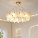 GobekUsa Crystal Chandelier: Elegant Light Luxury Lamp for Living Room, Bedroom, Dining Room & Study