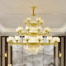 GobekUsa Crystal Chandelier: Elegant Light Luxury Villa Bedroom Living Room Lamp