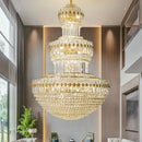 GobekUsa Crystal Chandelier: Elegant Lighting for Home, Villa, Hotel Lobby
