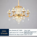GobekUsa Crystal Chandelier: Elegant Lighting for Living Room, Dining Room, Bedroom, and Hotel