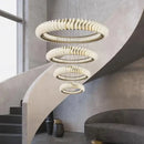 GobekUsa Crystal Chandelier: Elegant Living & Dining Room Pendant Lighting