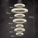 GobekUsa Crystal Chandelier: Elegant Living & Dining Room Pendant Lighting