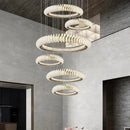GobekUsa Crystal Chandelier: Elegant Living & Dining Room Pendant Lighting