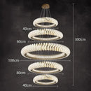 GobekUsa Crystal Chandelier: Elegant Living & Dining Room Pendant Lighting