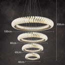 GobekUsa Crystal Chandelier: Elegant Living & Dining Room Pendant Lighting