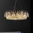 GobekUsa Crystal Chandelier: Elegant Living Room & Bedroom Pendant Light