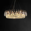 GobekUsa Crystal Chandelier: Elegant Living Room & Bedroom Pendant Light