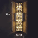 GobekUsa Crystal Chandelier: Elegant Living Room & Stair Pendant Light