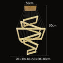 GobekUsa Crystal Chandelier: Elegant Living Room & Stair Pendant Light