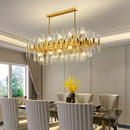 GobekUsa Crystal Chandelier: Elegant Luxury Pendant Lighting for Home, Restaurant & Hotel