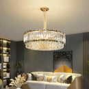 GobekUsa Crystal Chandelier: Elegant Modern Lighting for Living Room, Bedroom, and Restaurant.