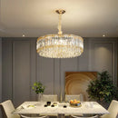 GobekUsa Crystal Chandelier: Elegant Modern Lighting for Living Room, Bedroom, and Restaurant.