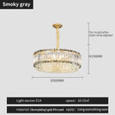 GobekUsa Crystal Chandelier: Elegant Modern Lighting for Living Room, Bedroom, and Restaurant.