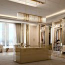 GobekUsa Crystal Chandelier: Elegant Nordic Hanging Lamp for Interior Decoration
