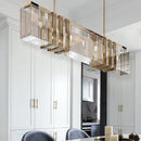 GobekUsa Crystal Chandelier: Elegant Nordic Hanging Lamp for Interior Decoration