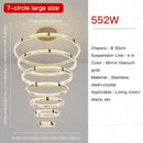 GobekUsa Crystal Chandelier: Elegant Post-Modern Lighting for Living Room & Restaurant