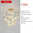 GobekUsa Crystal Chandelier: Elegant Post-Modern Lighting for Living Room & Restaurant