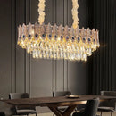 GobekUsa Crystal Chandelier: Elegant Post-Modern Living Room & Bedroom Lighting