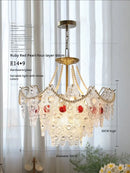 GobekUsa Crystal Chandelier: Elegant Retro Lighting for Bedroom, Dining, Living Room & Cloakroom
