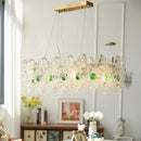 GobekUsa Crystal Chandelier: Elegant Retro Lighting for Bedroom, Dining, Living Room & Cloakroom