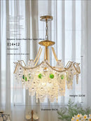 GobekUsa Crystal Chandelier: Elegant Retro Lighting for Bedroom, Dining, Living Room & Cloakroom