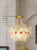 GobekUsa Crystal Chandelier: Elegant Retro Lighting for Bedroom, Dining, Living Room & Cloakroom