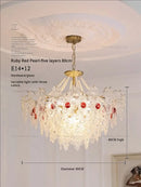 GobekUsa Crystal Chandelier: Elegant Retro Lighting for Bedroom, Dining, Living Room & Cloakroom
