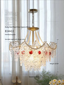 GobekUsa Crystal Chandelier: Elegant Retro Lighting for Bedroom, Dining, Living Room & Cloakroom