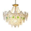 GobekUsa Crystal Chandelier: Elegant Retro Lighting for Bedroom, Dining, Living Room & Cloakroom