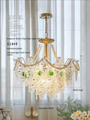 GobekUsa Crystal Chandelier: Elegant Retro Lighting for Bedroom, Dining, Living Room & Cloakroom