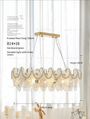 GobekUsa Crystal Chandelier: Elegant Retro Lighting for Bedroom, Dining, Living Room & Cloakroom