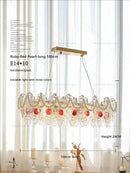 GobekUsa Crystal Chandelier: Elegant Retro Lighting for Bedroom, Dining, Living Room & Cloakroom