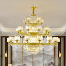 GobekUsa Crystal Chandelier: Elegant Retro Lighting for Living Room, Bedroom, and Dining Area