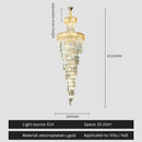GobekUsa Crystal Chandelier: Elegant Villa Living Room Lighting