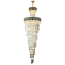 GobekUsa Crystal Chandelier: Elegant Villa Living Room Lighting