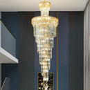 GobekUsa Crystal Chandelier: Elegant Villa Living Room Lighting