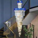GobekUsa Crystal Chandelier: Elegant Villa Living Room Lighting