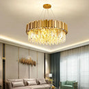GobekUsa Crystal Chandelier: Elegant Villa Pendant Lights for Living Room and Bedroom