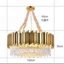 GobekUsa Crystal Chandelier: Elegant Villa Pendant Lights for Living Room and Bedroom