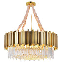 GobekUsa Crystal Chandelier: Elegant Villa Pendant Lights for Living Room and Bedroom