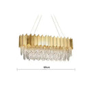 GobekUsa Crystal Chandelier: Elegant Villa Pendant Lights for Living Room and Bedroom