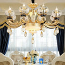 GobekUsa Crystal Chandelier: European Elegance for Living, Dining & Bedroom