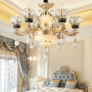 GobekUsa Crystal Chandelier: European Elegance for Living, Dining & Bedroom