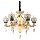 GobekUsa Crystal Chandelier: European Elegance for Living, Dining & Bedroom
