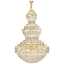 GobekUsa Crystal Chandelier: European Villa Lobby Staircase Long Chandelier