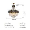 GobekUsa Crystal Chandelier for Duplex Living: Modern Elegance for Hotel, Villa, and Home.