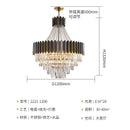 GobekUsa Crystal Chandelier for Duplex Living: Modern Elegance for Hotel, Villa, and Home.